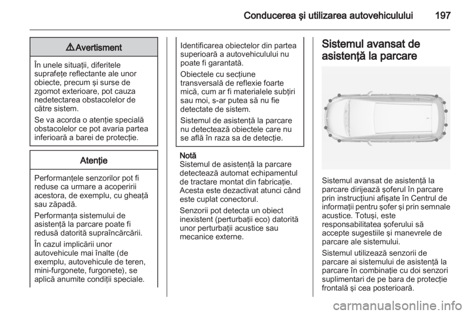OPEL ZAFIRA TOURER 2012.5  Manual de utilizare (in Romanian) 