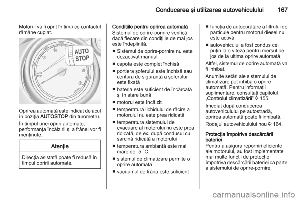 OPEL ZAFIRA TOURER 2013  Manual de utilizare (in Romanian) 