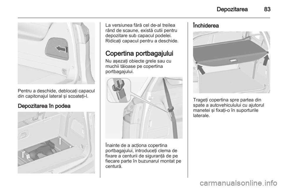 OPEL ZAFIRA TOURER 2013  Manual de utilizare (in Romanian) 