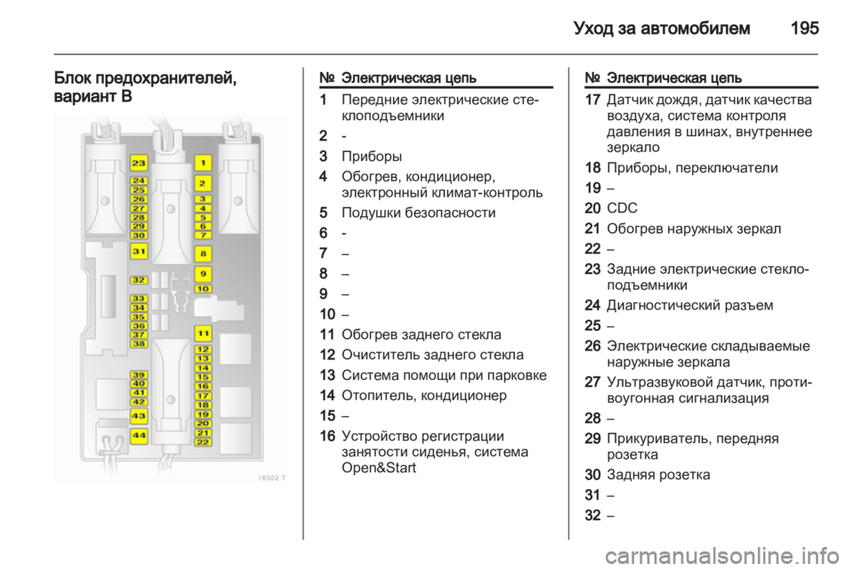 OPEL ZAFIRA 2012  Инструкция по эксплуатации (in Russian) 