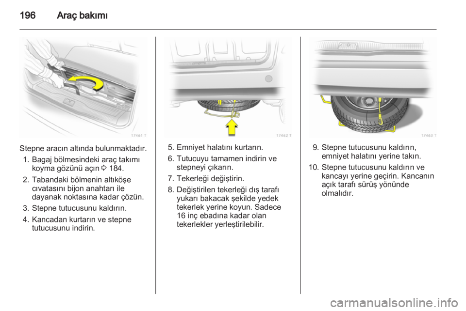 OPEL ZAFIRA 2011  Sürücü El Kitabı (in Turkish) 