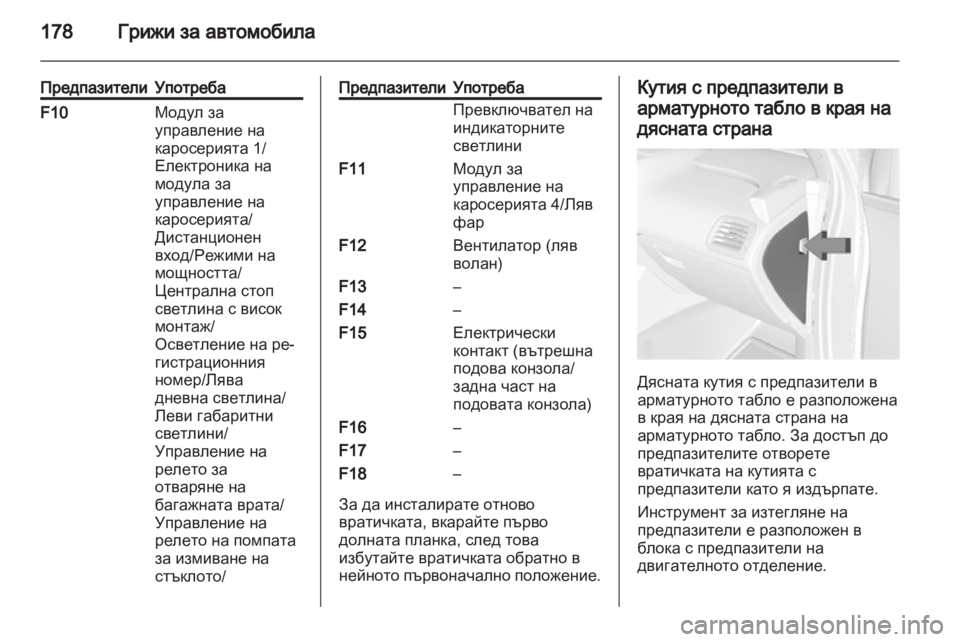 OPEL AMPERA 2012.5  Ръководство за експлоатация (in Bulgarian) 