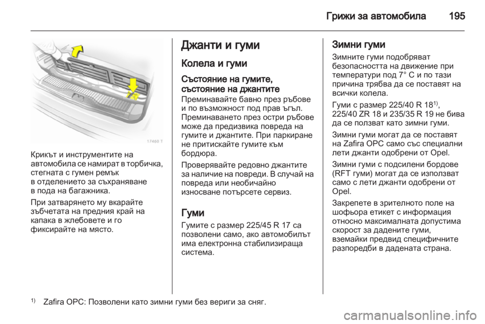 OPEL ZAFIRA 2010.5  Ръководство за експлоатация (in Bulgarian) 