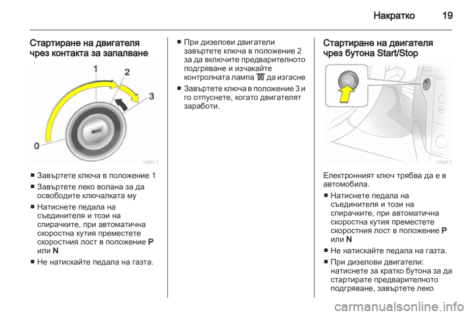 OPEL ZAFIRA 2011.5  Ръководство за експлоатация (in Bulgarian) 