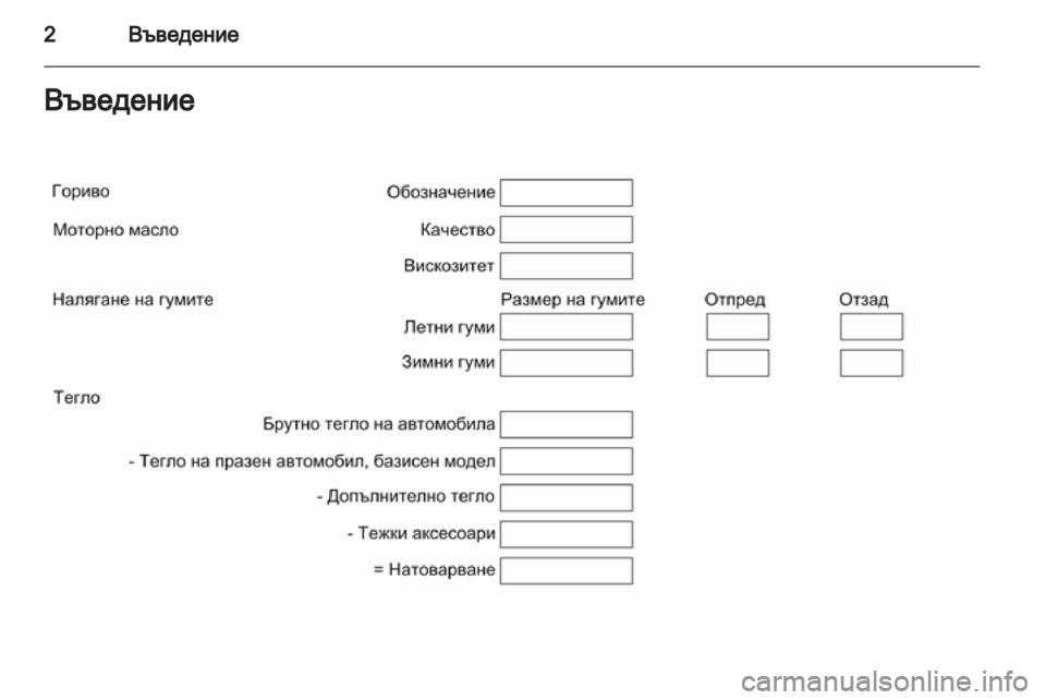 OPEL ZAFIRA 2012  Ръководство за експлоатация (in Bulgarian) 