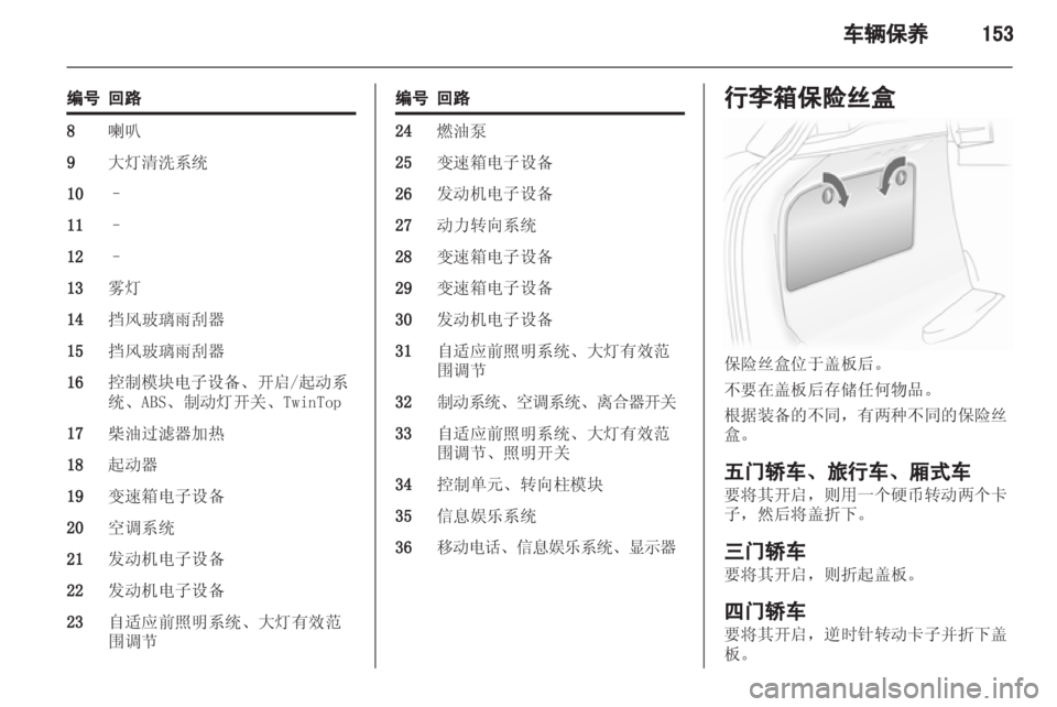 OPEL ASTRA H 2012  车主手册 (in Chinese) 