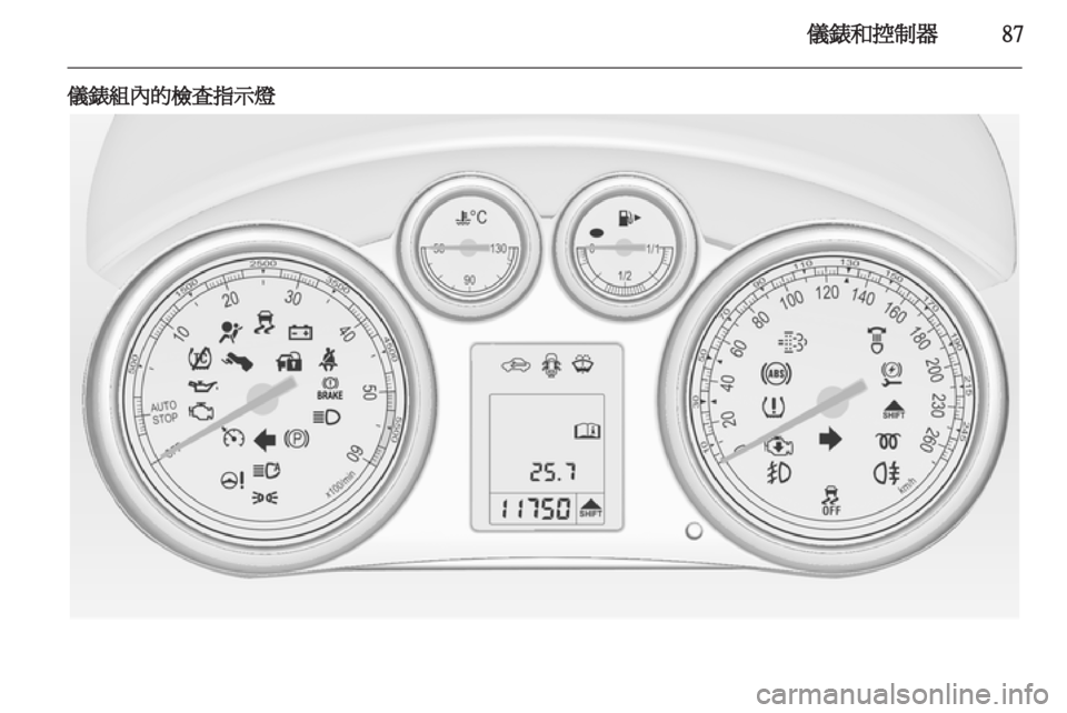 OPEL ASTRA J HB5 & ST 2012  車主手冊 (in Taiwanese) 