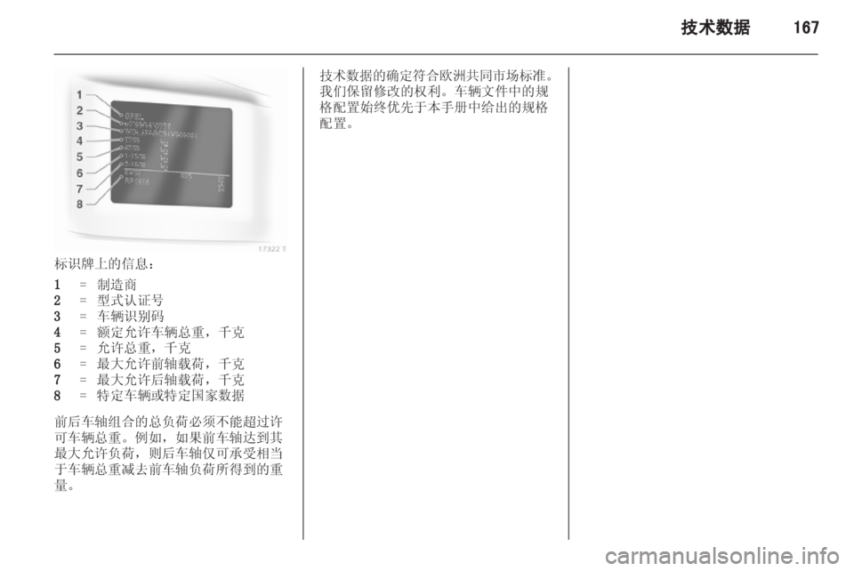OPEL ZAFIRA 2012  车主手册 (in Chinese) 