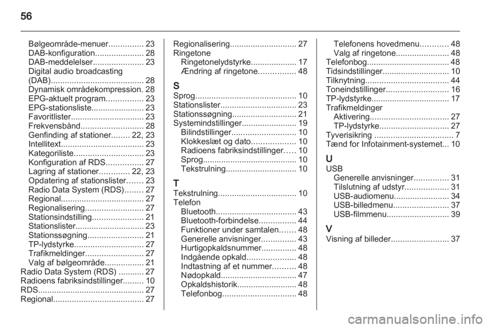 OPEL ADAM 2013.5  Instruktionsbog til Infotainment (in Danish) 