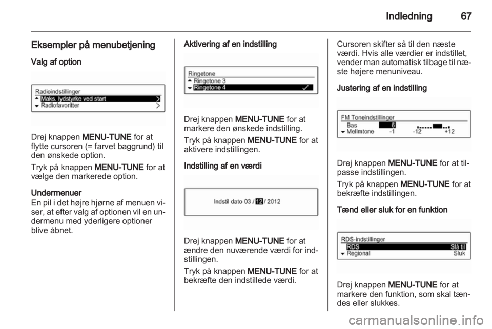 OPEL ADAM 2013.5  Instruktionsbog til Infotainment (in Danish) 