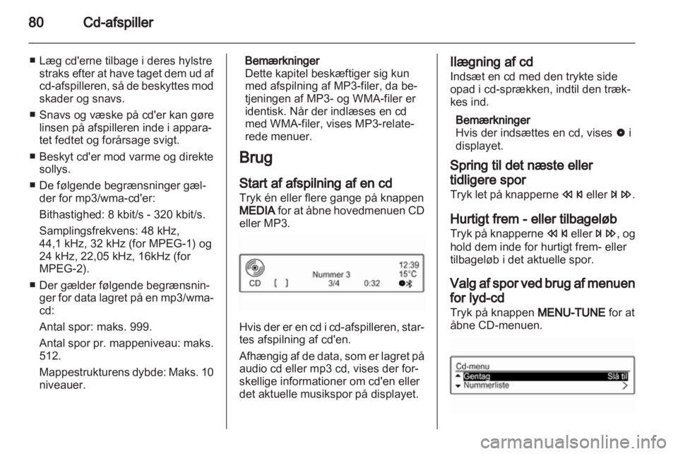 OPEL ADAM 2013.5  Instruktionsbog til Infotainment (in Danish) 