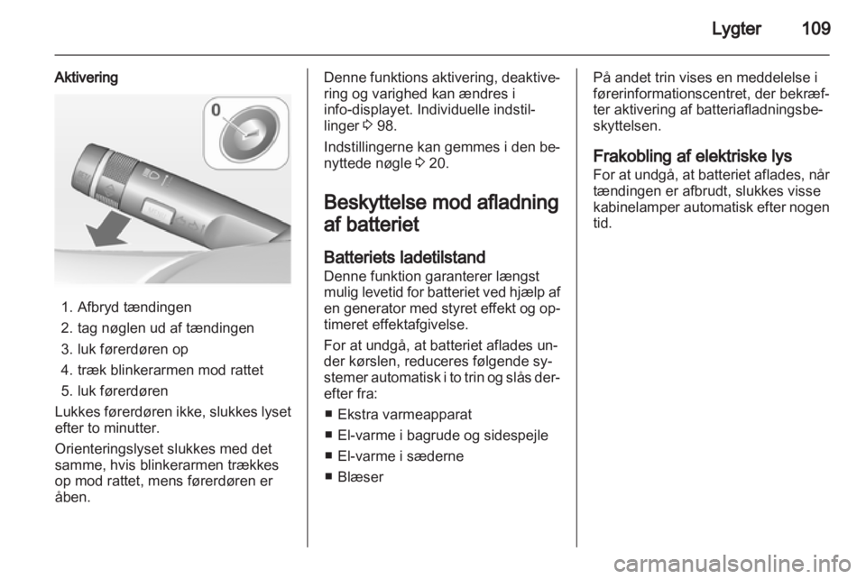 OPEL ADAM 2013.5  Instruktionsbog (in Danish) 