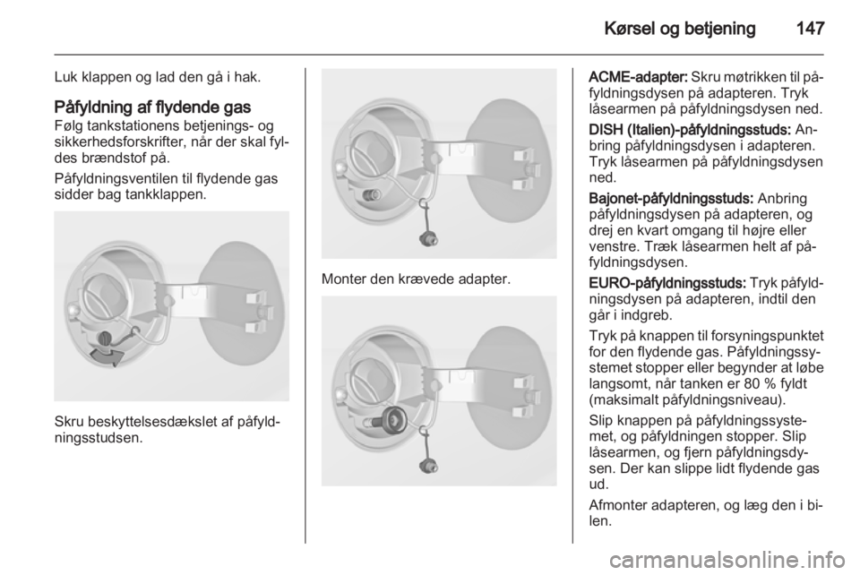 OPEL ADAM 2013.5  Instruktionsbog (in Danish) 