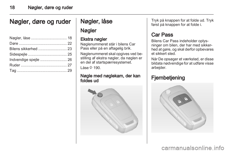 OPEL ADAM 2013.5  Instruktionsbog (in Danish) 