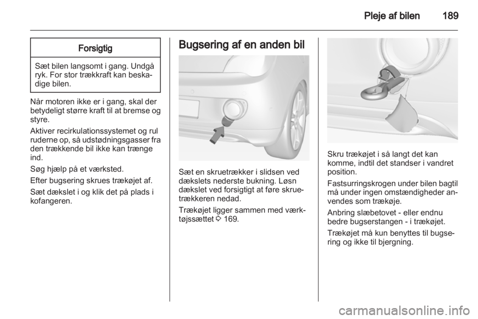 OPEL ADAM 2013.5  Instruktionsbog (in Danish) 