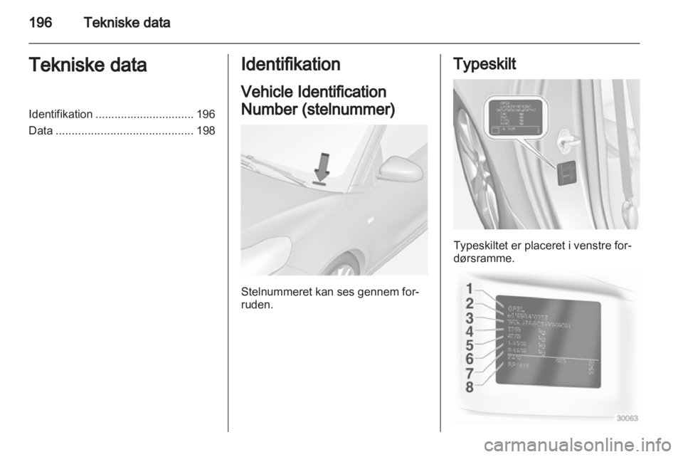 OPEL ADAM 2013.5  Instruktionsbog (in Danish) 