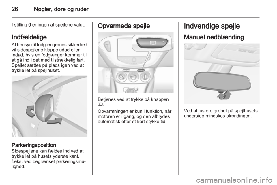 OPEL ADAM 2013.5  Instruktionsbog (in Danish) 