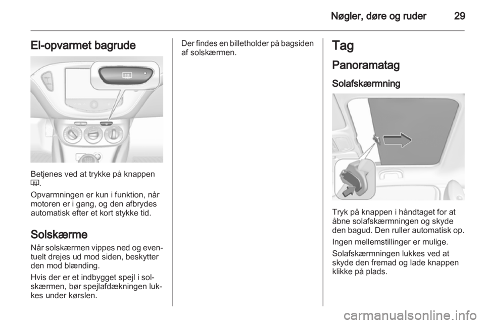 OPEL ADAM 2013.5  Instruktionsbog (in Danish) 
