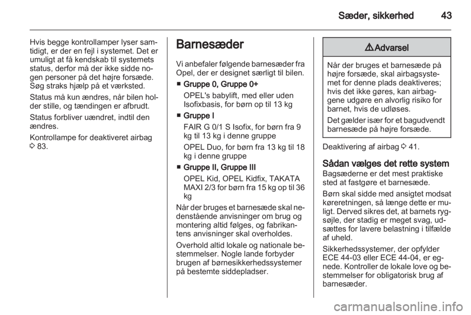 OPEL ADAM 2013.5  Instruktionsbog (in Danish) 