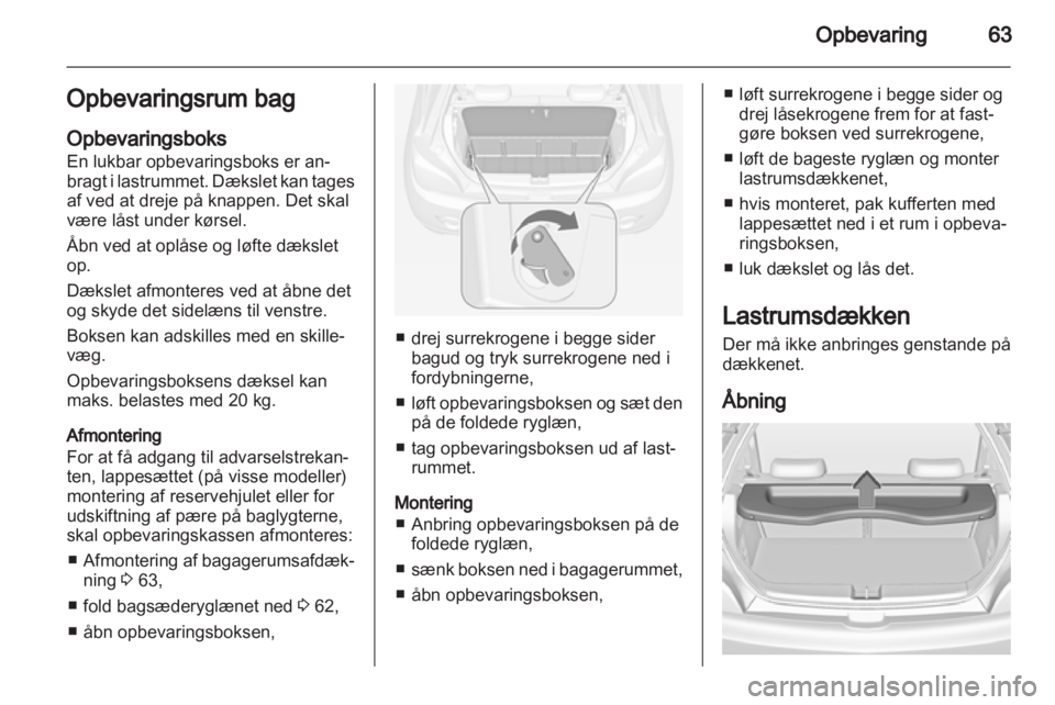 OPEL ADAM 2013.5  Instruktionsbog (in Danish) 