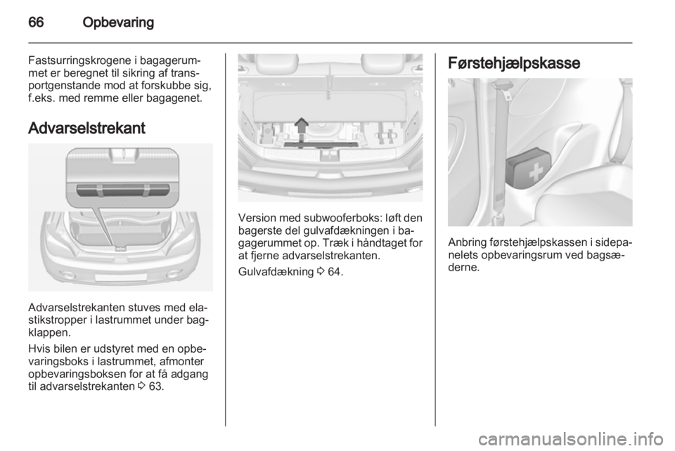OPEL ADAM 2013.5  Instruktionsbog (in Danish) 