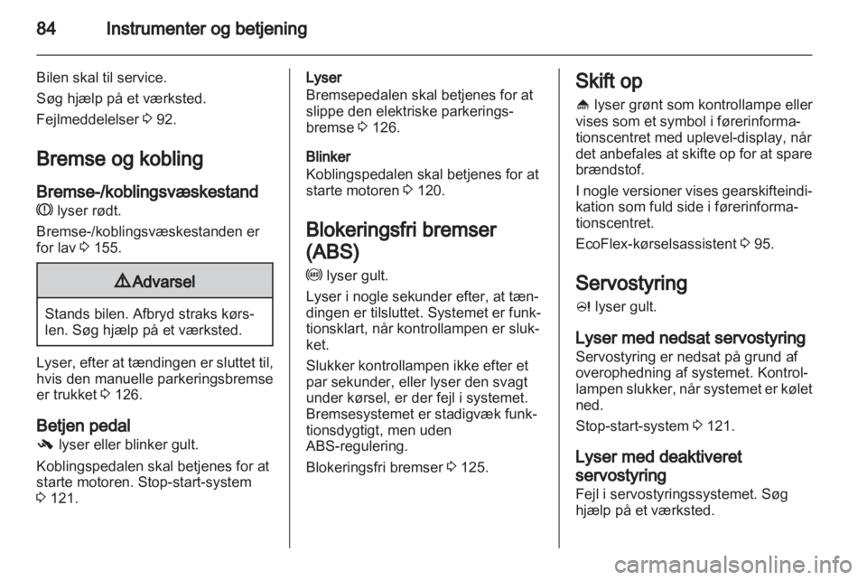 OPEL ADAM 2013.5  Instruktionsbog (in Danish) 