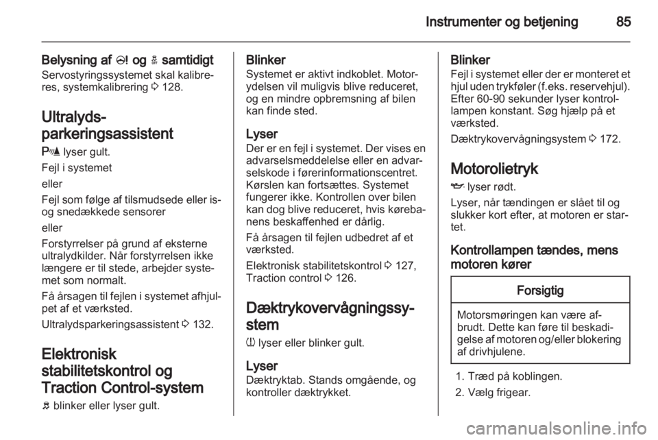 OPEL ADAM 2013.5  Instruktionsbog (in Danish) 
