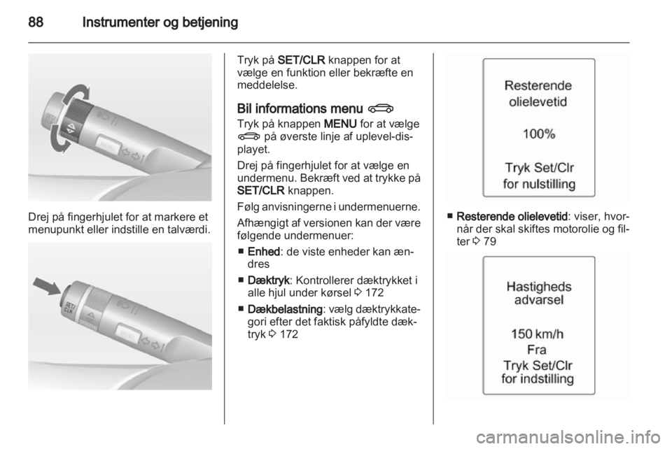 OPEL ADAM 2013.5  Instruktionsbog (in Danish) 