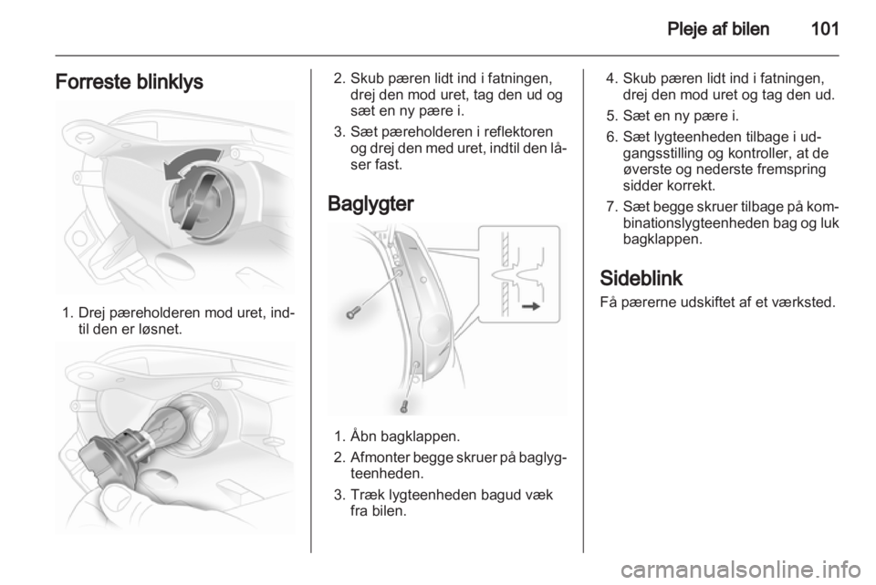 OPEL AGILA 2011  Instruktionsbog (in Danish) 