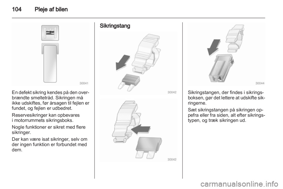 OPEL AGILA 2011  Instruktionsbog (in Danish) 