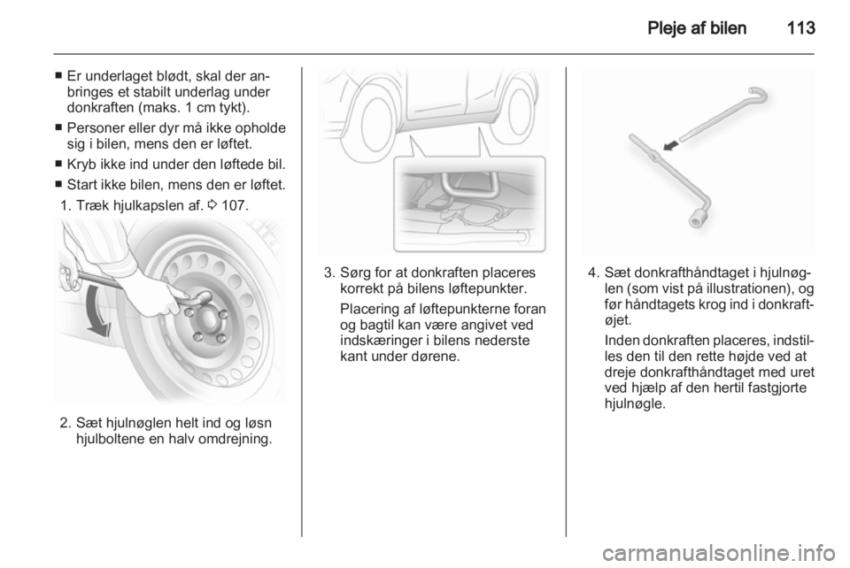 OPEL AGILA 2011  Instruktionsbog (in Danish) 
