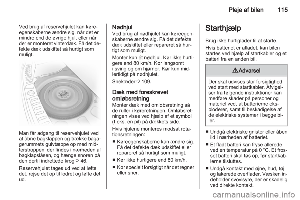 OPEL AGILA 2011  Instruktionsbog (in Danish) 
