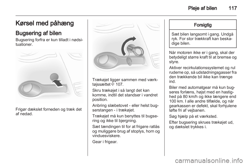 OPEL AGILA 2011  Instruktionsbog (in Danish) 