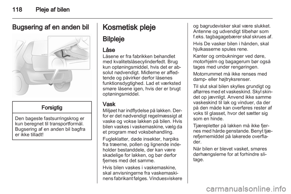 OPEL AGILA 2011  Instruktionsbog (in Danish) 