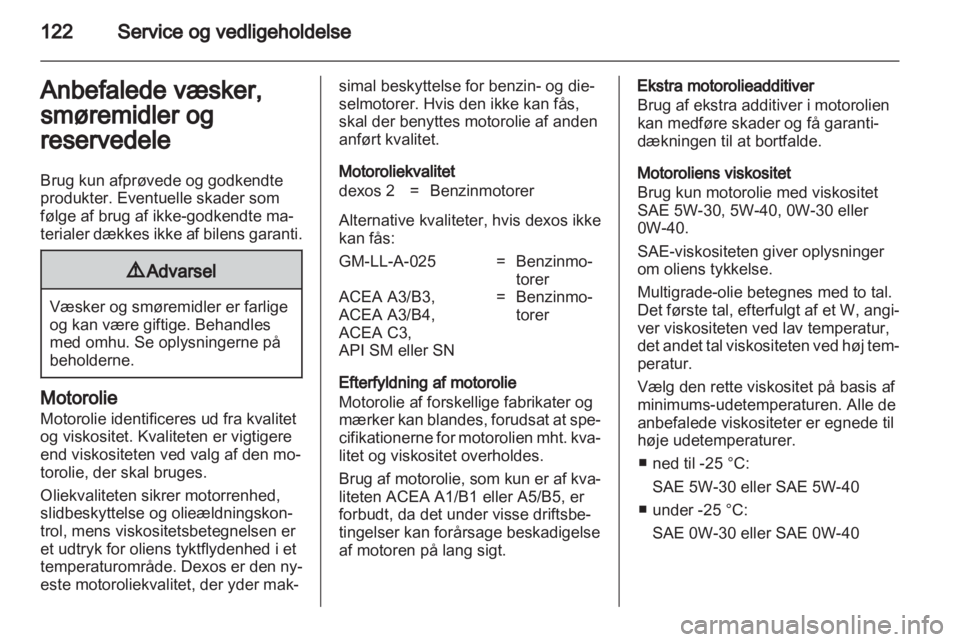OPEL AGILA 2011  Instruktionsbog (in Danish) 