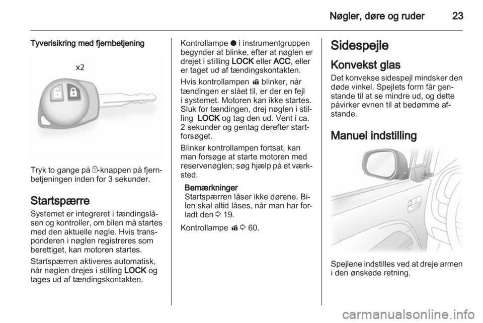 OPEL AGILA 2011  Instruktionsbog (in Danish) 