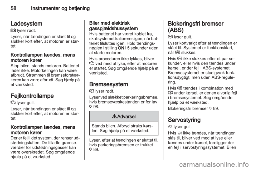 OPEL AGILA 2011  Instruktionsbog (in Danish) 
