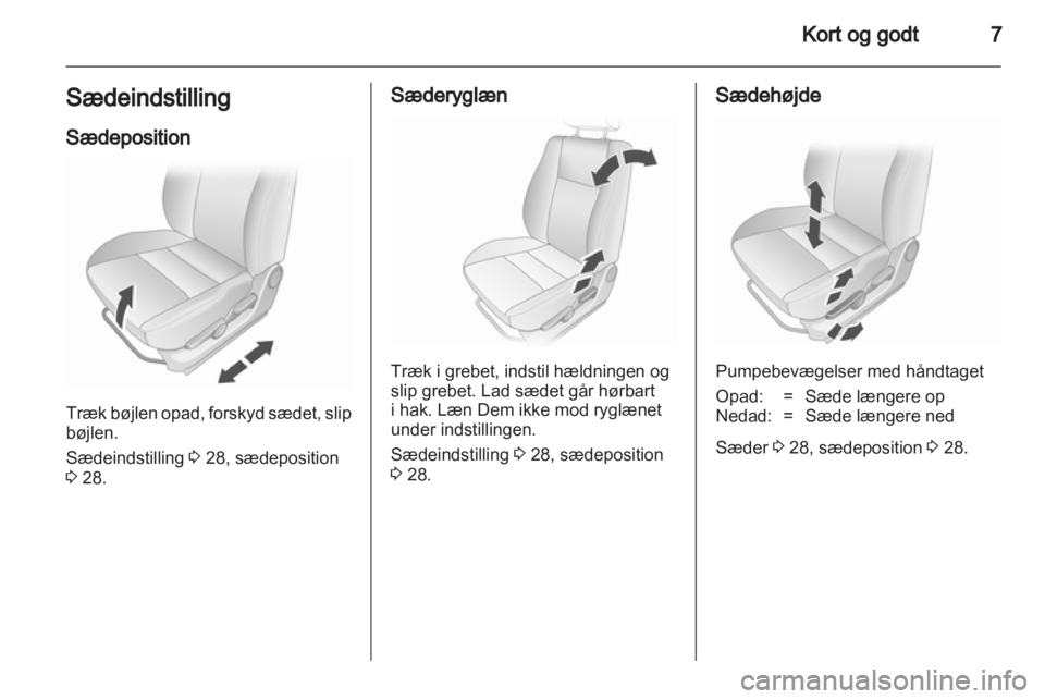 OPEL AGILA 2011  Instruktionsbog (in Danish) 