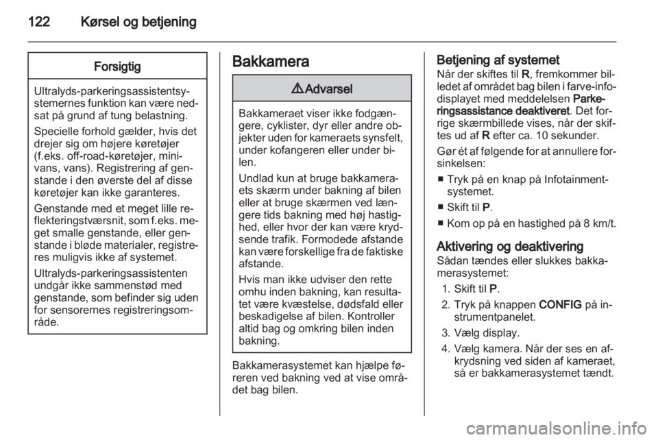 OPEL AMPERA 2012  Instruktionsbog (in Danish) 