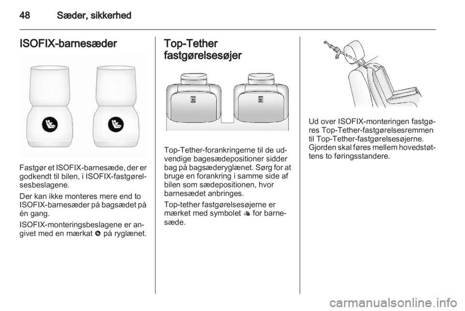 OPEL AMPERA 2012  Instruktionsbog (in Danish) 