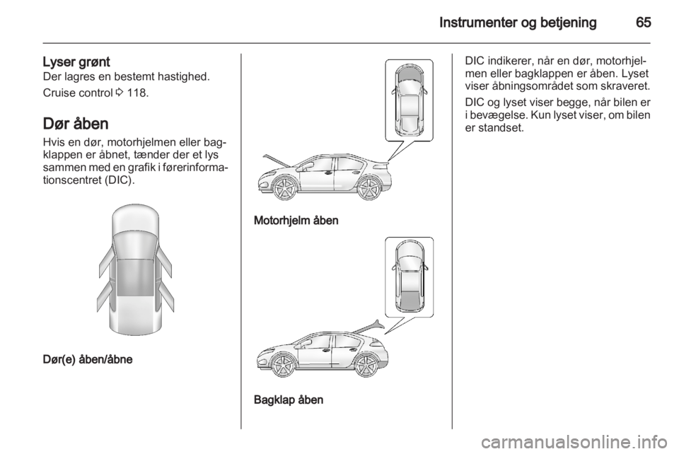 OPEL AMPERA 2012  Instruktionsbog (in Danish) 