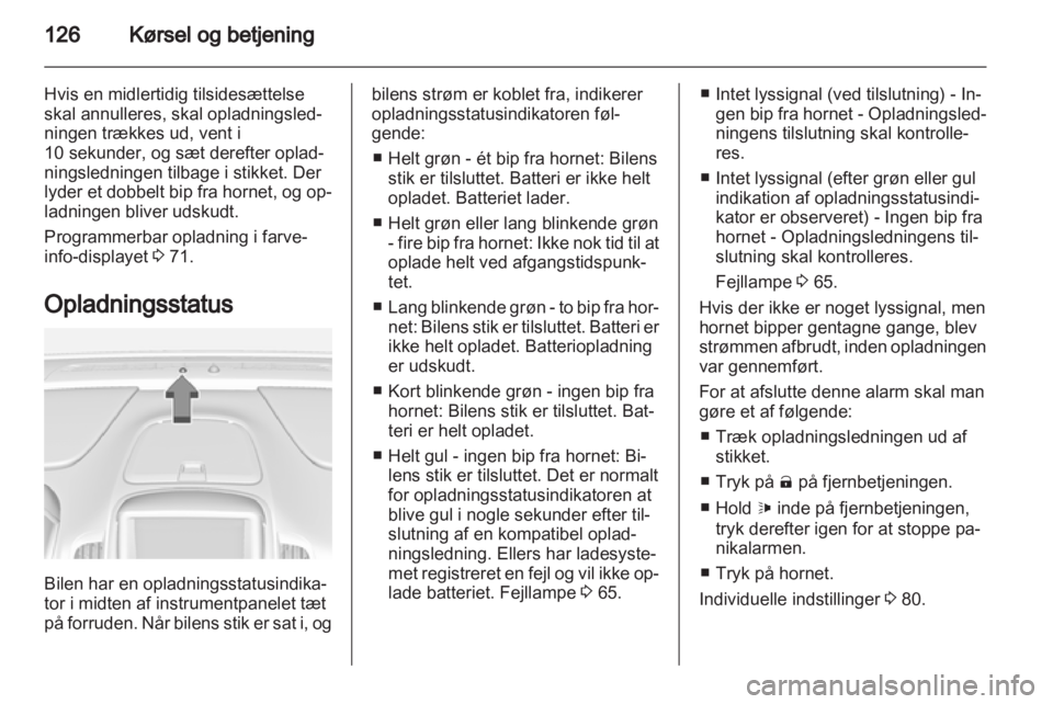 OPEL AMPERA 2012.5  Instruktionsbog (in Danish) 