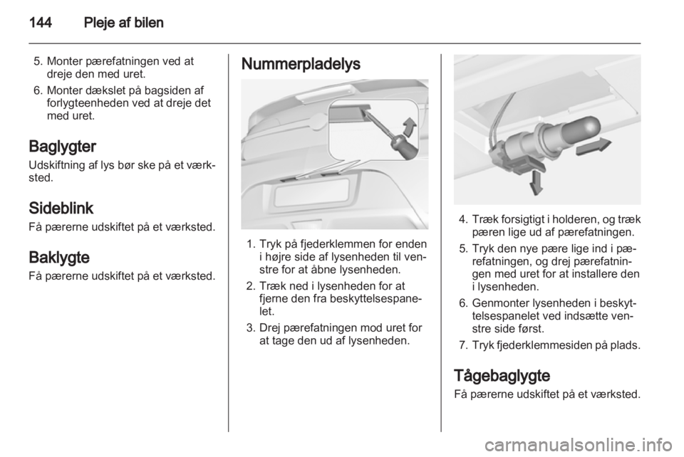 OPEL AMPERA 2012.5  Instruktionsbog (in Danish) 