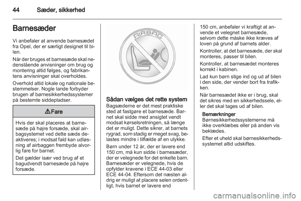 OPEL AMPERA 2012.5  Instruktionsbog (in Danish) 