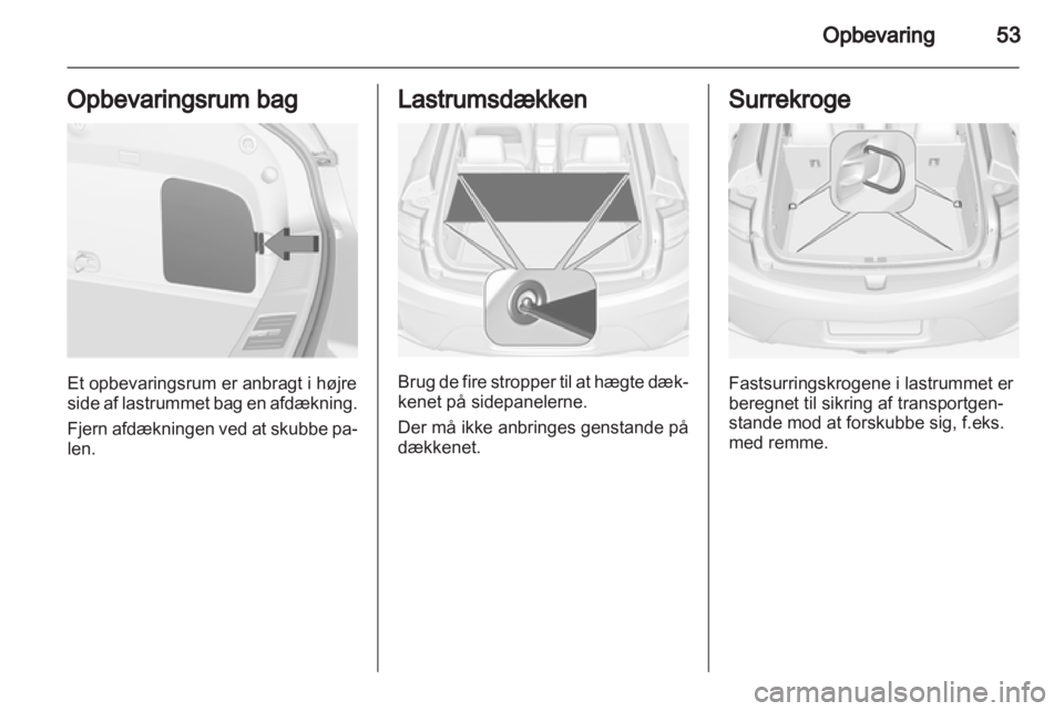 OPEL AMPERA 2012.5  Instruktionsbog (in Danish) 