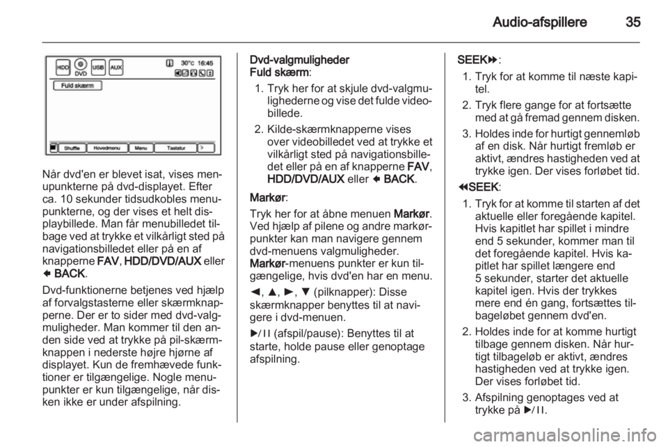 OPEL AMPERA 2013  Instruktionsbog til Infotainment (in Danish) 