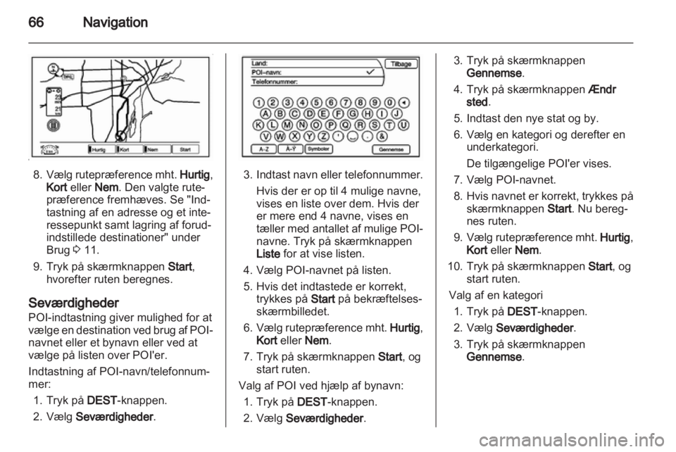 OPEL AMPERA 2013  Instruktionsbog til Infotainment (in Danish) 