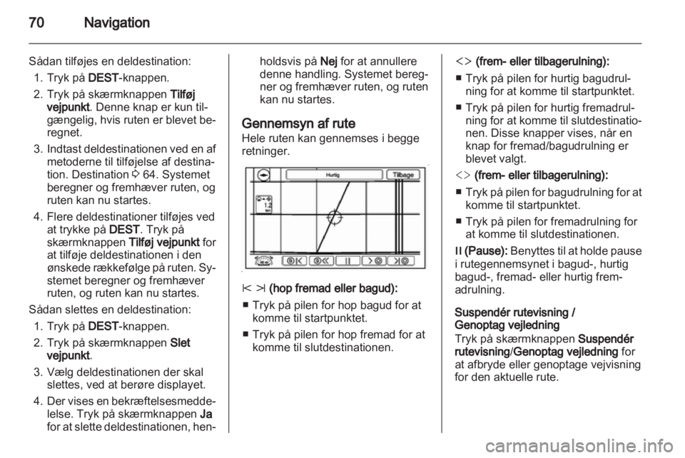 OPEL AMPERA 2013  Instruktionsbog til Infotainment (in Danish) 