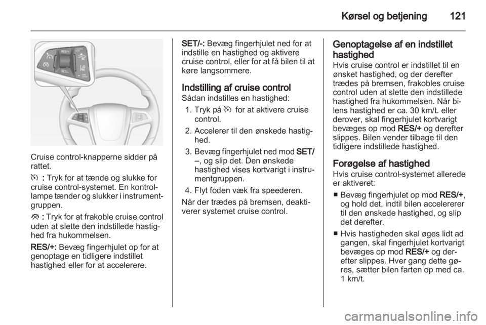 OPEL AMPERA 2013  Instruktionsbog (in Danish) 