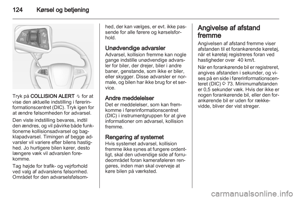 OPEL AMPERA 2013  Instruktionsbog (in Danish) 